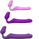 ADRIEN LASTIC - QUEENS STRAP-ON FLEXÍVEL VIOLETA TAMANHO M