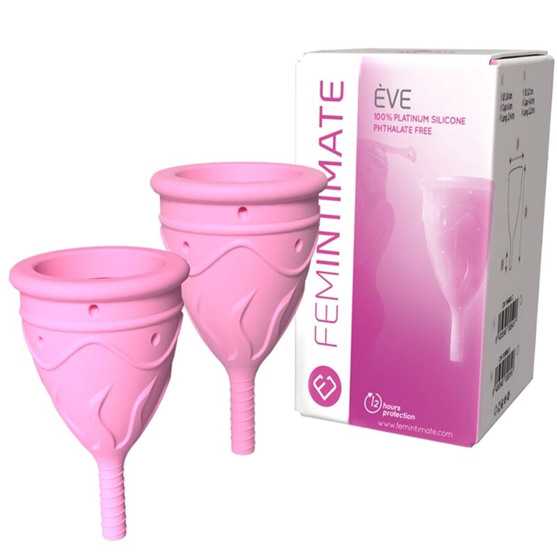 FEMINTIMATE - COPO MENSTRUAL DE SILICONE EVE TAMANHO L