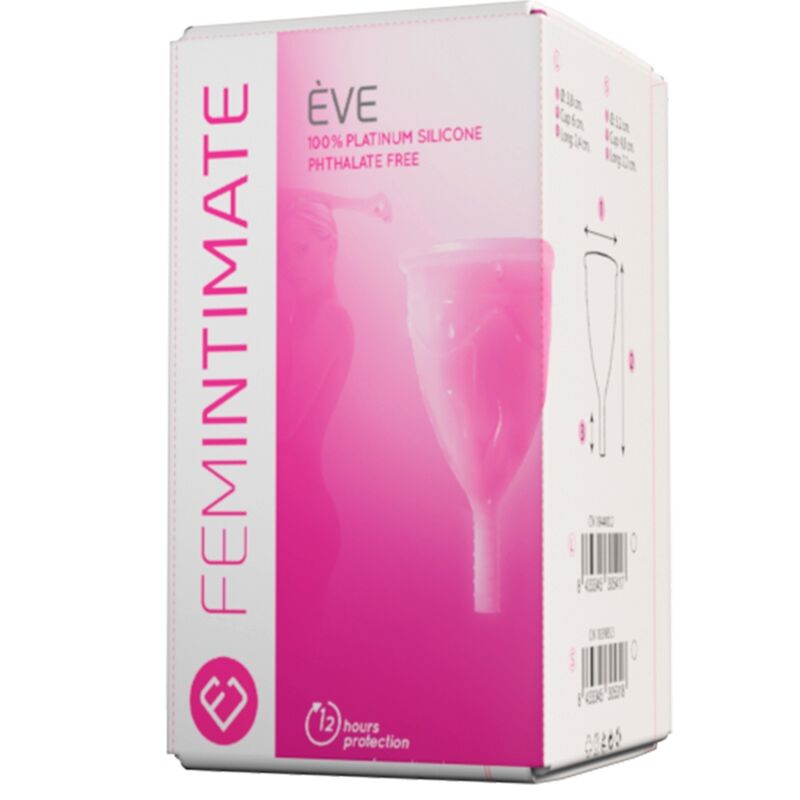 FEMINTIMATE - COPO MENSTRUAL DE SILICONE EVE TAMANHO L