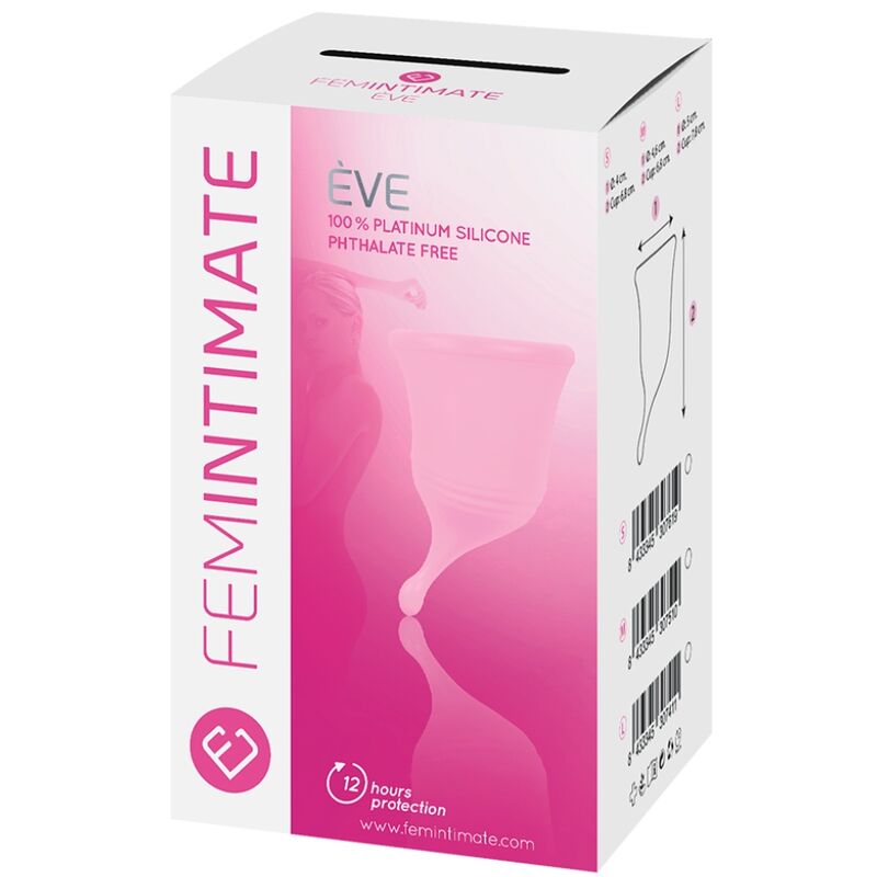 FEMINTIMATE - EVE NOVO COPO MENSTRUAL DE SILICONE TAMANHO L