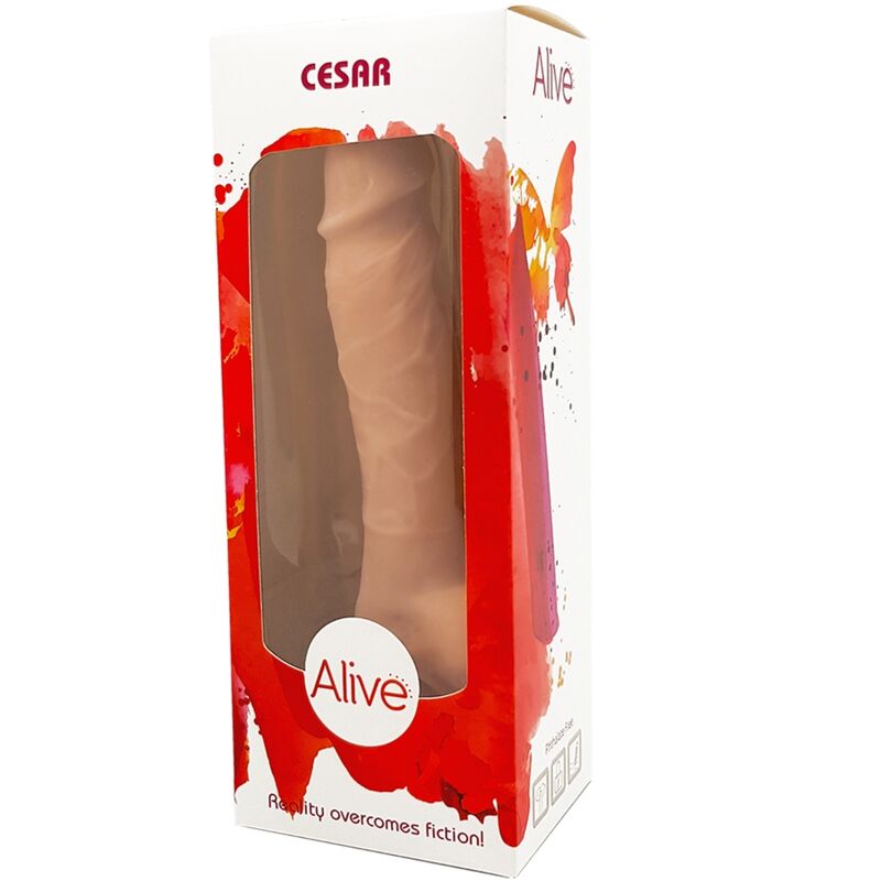 ALIVE - PÊNIS REALÍSTICO CESAR 17,5 CM