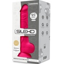 SILEXD - MODELO 1 PÊNIS REALÍSTICO PREMIUM SILEXPAN SILICONE FÚCSIA 24 CM