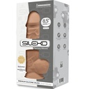 SILEXD - MODELO 1 PÊNIS REALÍSTICO PREMIUM SILEXPAN SILICONE CARAMELO 21.5 CM