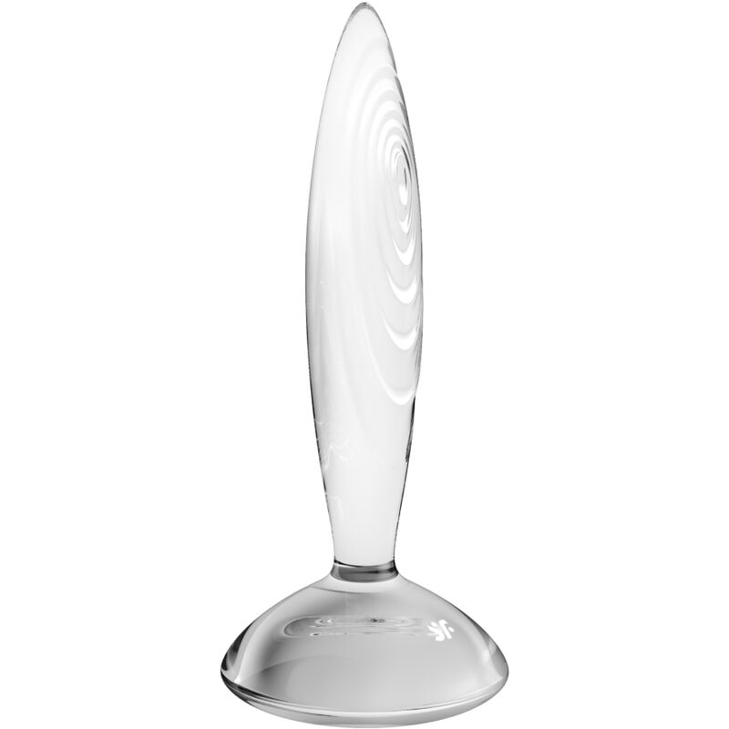 SATISFYER - PLUG ANAL DE CRISTAL ESPUMANTE