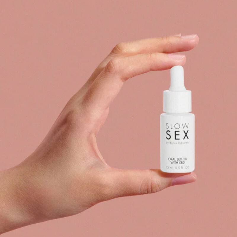 BIJOUX - SLOW SEX ÓLEO DE SEXO ORAL COM CBD 15 ML