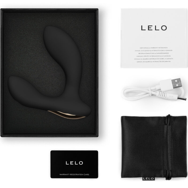 LELO - MASSAGEADOR DE PRÓSTATA HUGO 2 PRETO