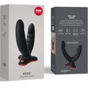 FUN FACTORY - RYDE DILDO DUPLO E MASSAGER PRETO