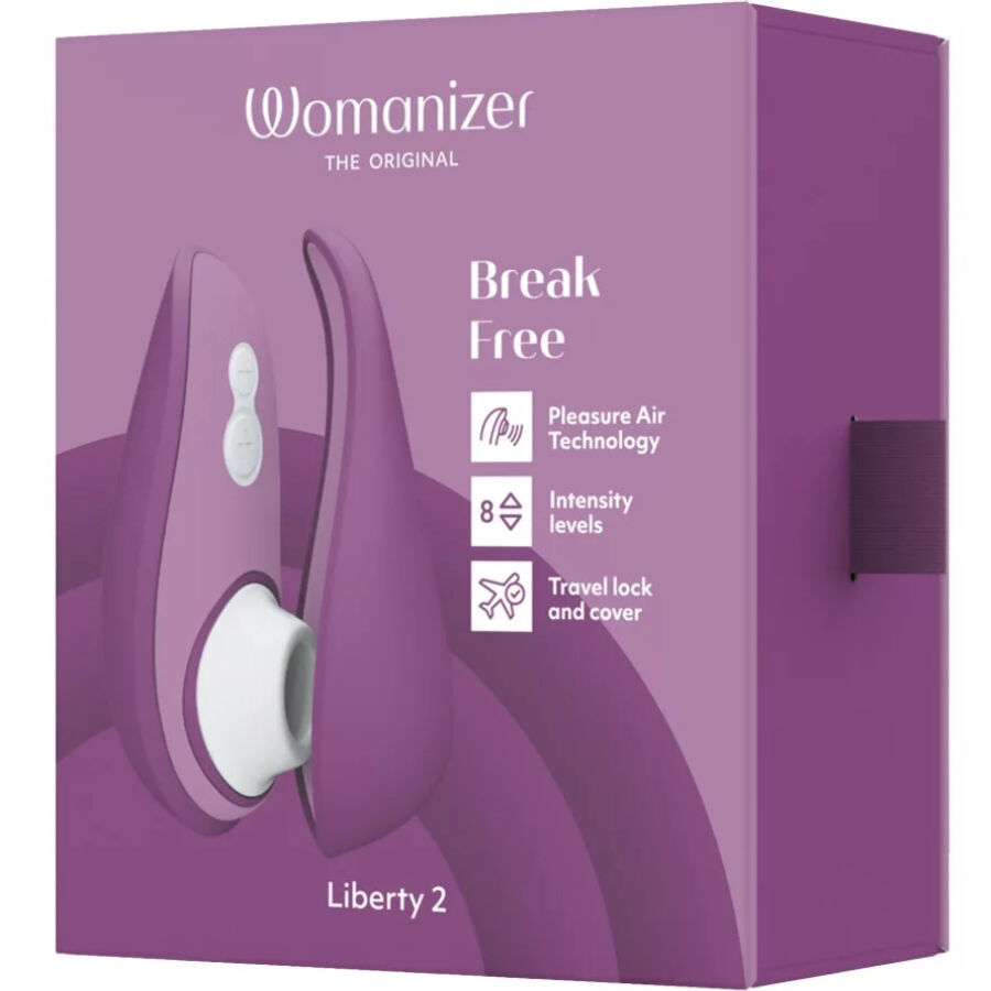 WOMANIZER - LIBERTY 2 ESTIMULADOR DE CLITORIS & SUCKER VIOLETA