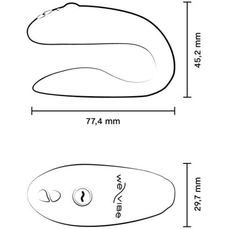 WE-VIBE - SYNC GO ESTIMULADOR DUPLO TURQUESA