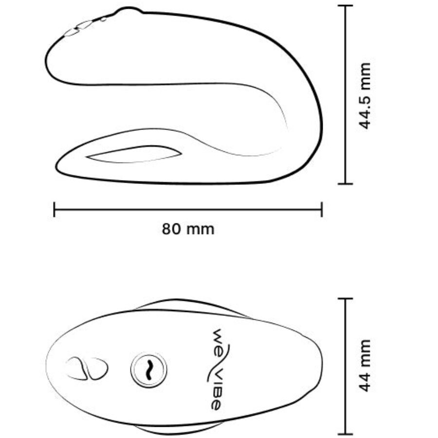 WE-VIBE - SYNC O VIBRADOR FLEXÍVEL CONTROLE REMOTO VIOLETA