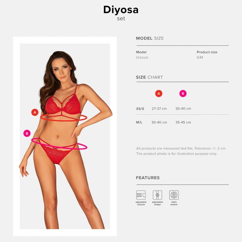 OBSESSIVE - CONJUNTO DIYOSA DUAS PEAS XS/S