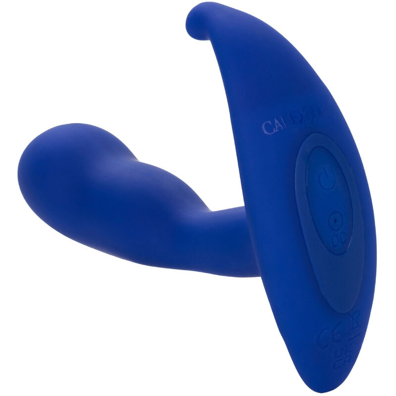 ADMIRAL - ESTIMULADOR ANAL CURVO E VIBRADOR AZUL