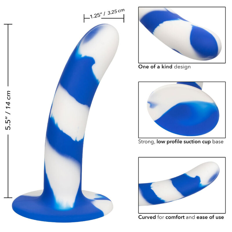 ADMIRAL - SWIRL DILDO FLEXÍVEL