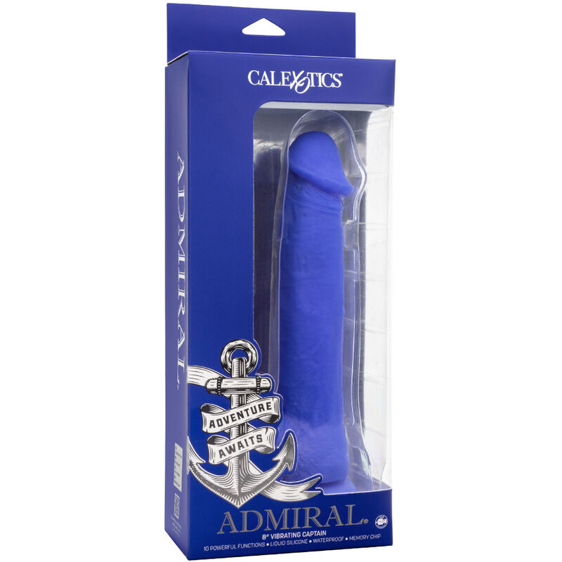 ADMIRAL - CAPTAIN REALISTIC DILDO VIBRADOR AZUL