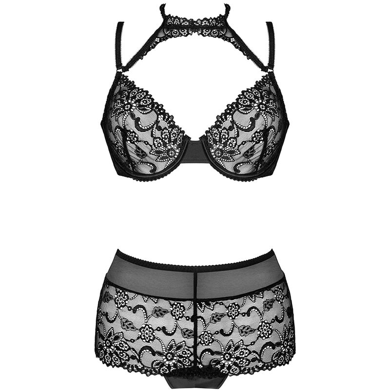 LIVCO CORSETTI FASHION - COLEO LINERA FOR THE SENSES BRA + CALA PRETA L/XL