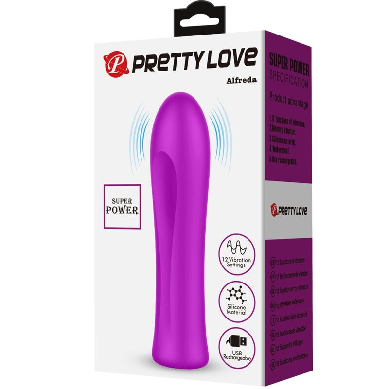 PRETTY LOVE - ALFREDA SUPER POWER VIBRADOR VIOLETA