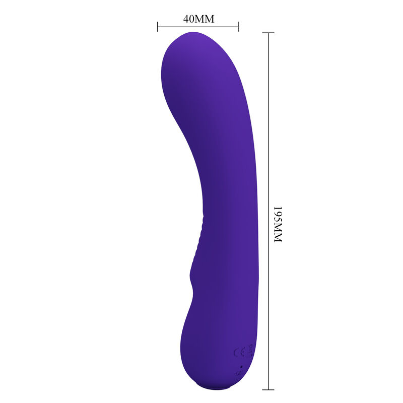 PRETTY LOVE - VIBRADOR RECARREGVEL PRESCOTT ROXO