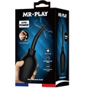 MR PLAY - PLUGUE ANAL DE CONTROLE REMOTO VIBRADOR PODEROSO PRETO