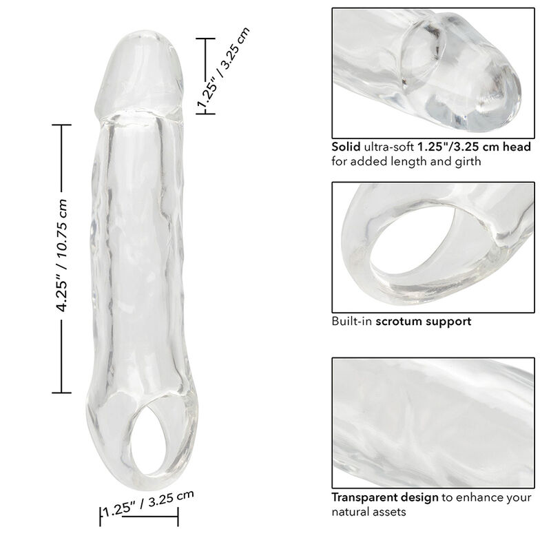 CALIFORNIA EXOTICS - PERFORMANCE MAXX CLEAR EXTENSION 5,5 TRANSPARENTE