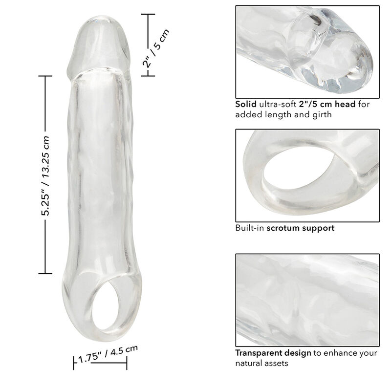 CALIFORNIA EXOTICS - PERFORMANCE MAXX CLEAR EXTENSION 7,5 TRANSPARENTE