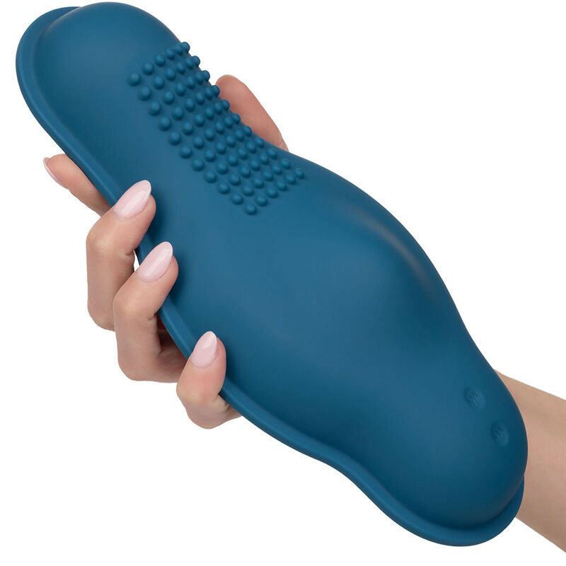 CALIFORNIA EXOTICS - RIDER MASSAGER DUPLO MOTOR CONTROLE REMOTO AZUL