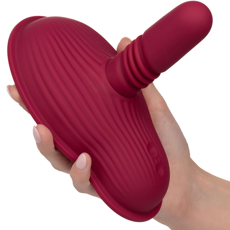 CALIFORNIA EXOTICS - RIDER MASSAGER DUPLO MOTOR CONTROLE REMOTO VERMELHO