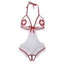 SUBBLIME - FANTASIA DE ENFERMEIRA SEXY CROTCHLESS L/XL