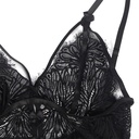 SUBBLIME - BABYDOLL COM ALAS DE RENDA AJUSTVEIS PRETO S/M