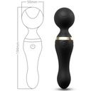 ARMONY - MASSAGER E VIBRADOR FREEZA CABEÇA SUPER FLEXÍVEL PRETA