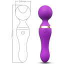 ARMONY - FREEZA MASSAGER E VIBRADOR CABEÇA SUPER FLEXÍVEL ROXO