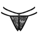 LIVCO CORSETTI FASHION - NOMADE TANGA SEM CROTCHLESS PRETO