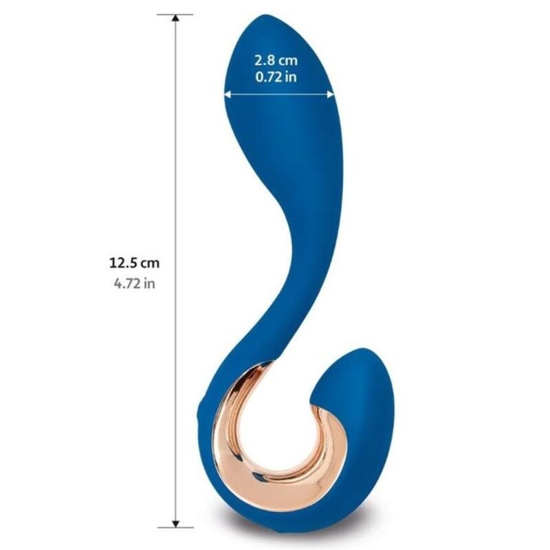 G-VIBE - VIBRADOR GPOP 2 G E P PONTO AZUL ÍNDIGO