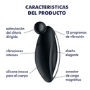 SATISFYER - VIBRADOR SPOT ON 2 LAY-ON PRETO