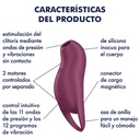 SATISFYER - ESTIMULADOR DE CLITÓRIS POCKET PRO 1 GARNET