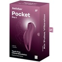 SATISFYER - ESTIMULADOR DE CLITÓRIS POCKET PRO 1 GARNET