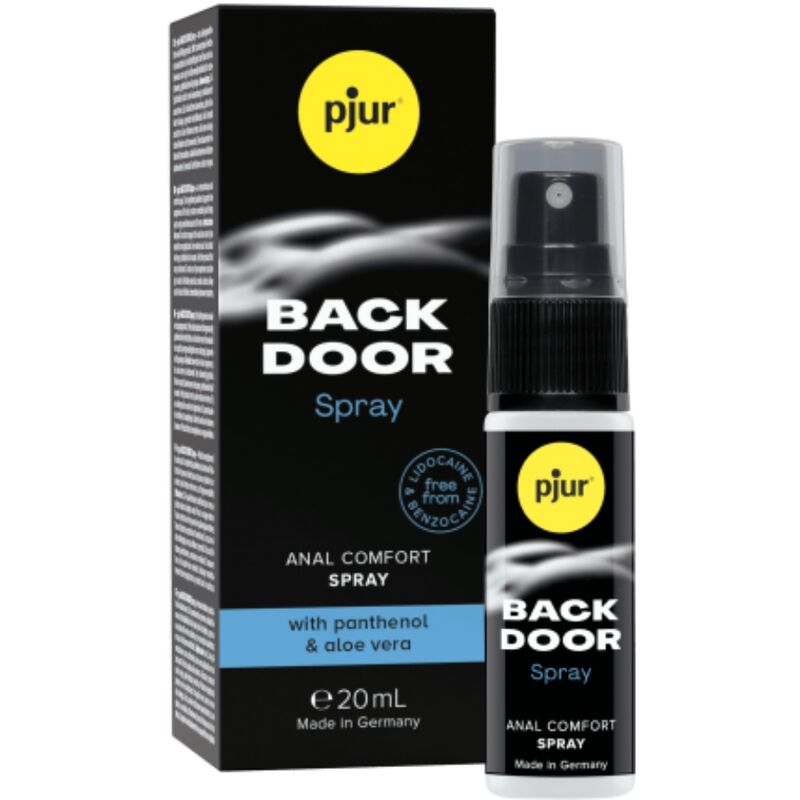 PJUR - CONJUNTO DE PORTA TRASEIRA DE LUBRIFICANTE ANAL E SPRAY