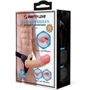 PRETTY LOVE - MAVIS HARNESS CUECAS UNIVERSAIS COM DILDO 19 CM NATURAL