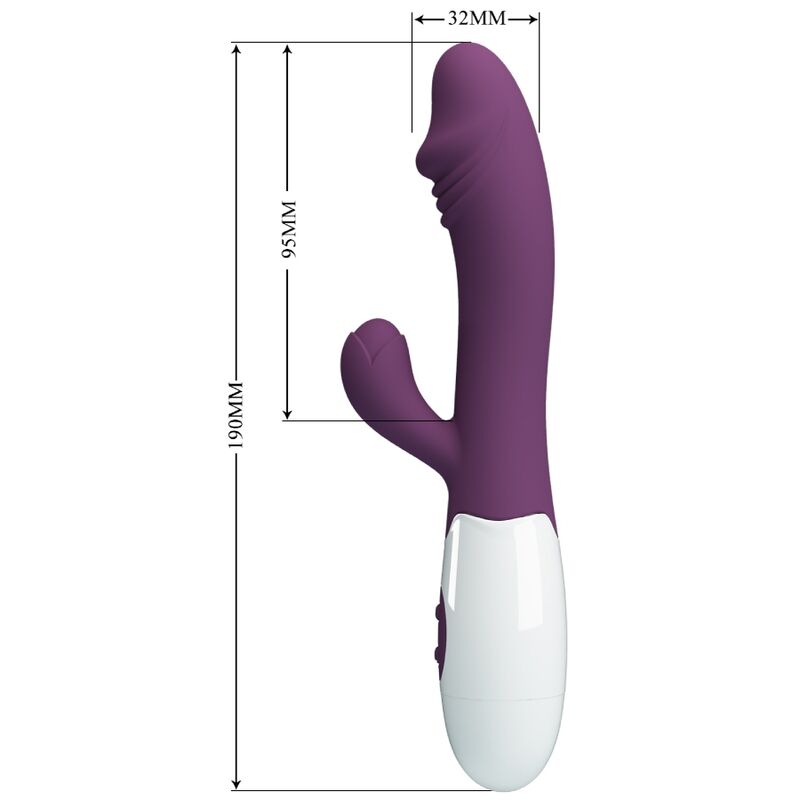 PRETTY LOVE  - VIBRADOR SNAPPY G-SPOT ROXO