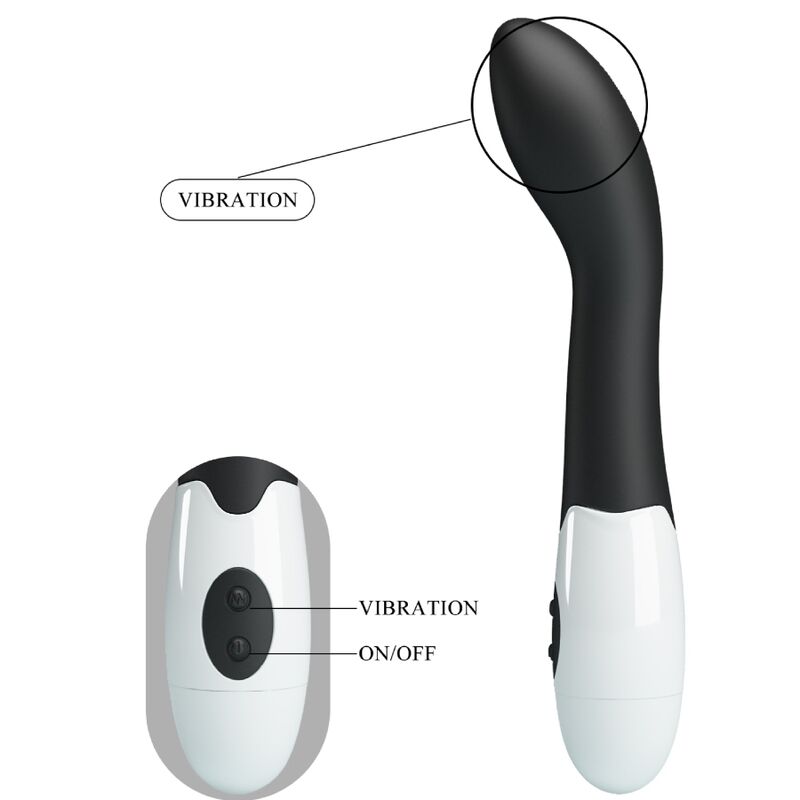 PRETTY LOVE - BISHOP VIBRADOR G-SPOT 30 MODOS PRETO