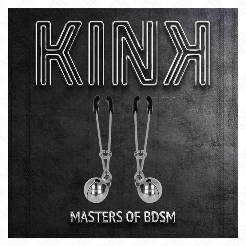 KINK - PINÃAS DE BINO FINAS PRATA 7 CM