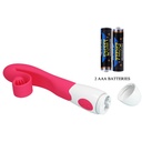 ROMANCE - VIBRADOR E ESTIMULADOR 30 VELOCIDADES COR-DE-ROSA