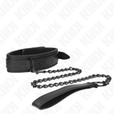 KINK - COLAR DE NEOPRENE BONDAGE MODELO 2 COM CINTO 78 CM AJUSTÃVEL 37,5 X 49,5 CM