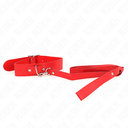 KINK - COLAR COM CINTO 116 CM ALÃA ROJO AJUSTÃVEL 32-50 CM X 8 CM