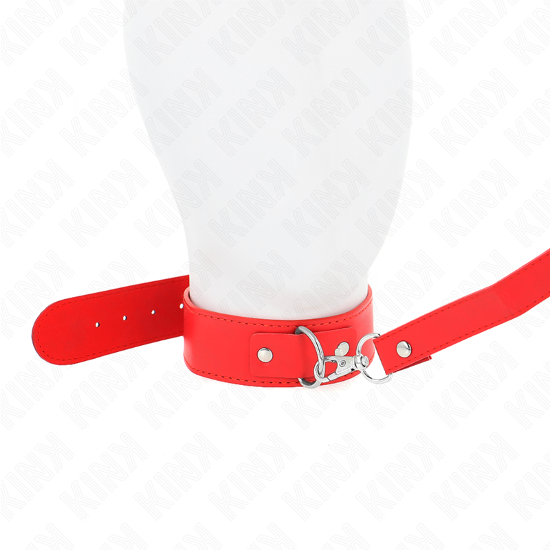 KINK - COLAR COM CINTO 116 CM ALÃA ROJO AJUSTÃVEL 32-50 CM X 8 CM