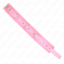 KINK - COLAR COM TRELA 65 CM COM RESTRIÃÃES ROSA 36-42 CM X 5,5 CM