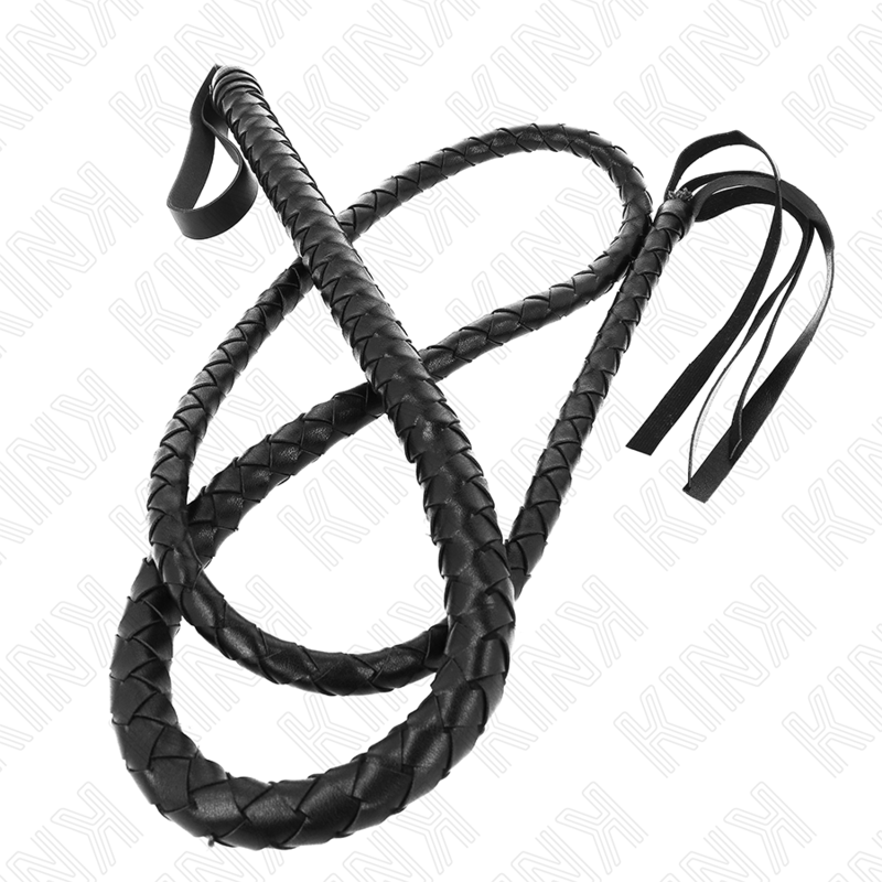 KINK - CHICOTE DE SERPENTE PRETO LONGO 210 CM