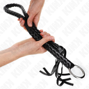 KINK - CHICOTE DE SERPENTE COM ANEL DE MÃO PRETO 65 CM