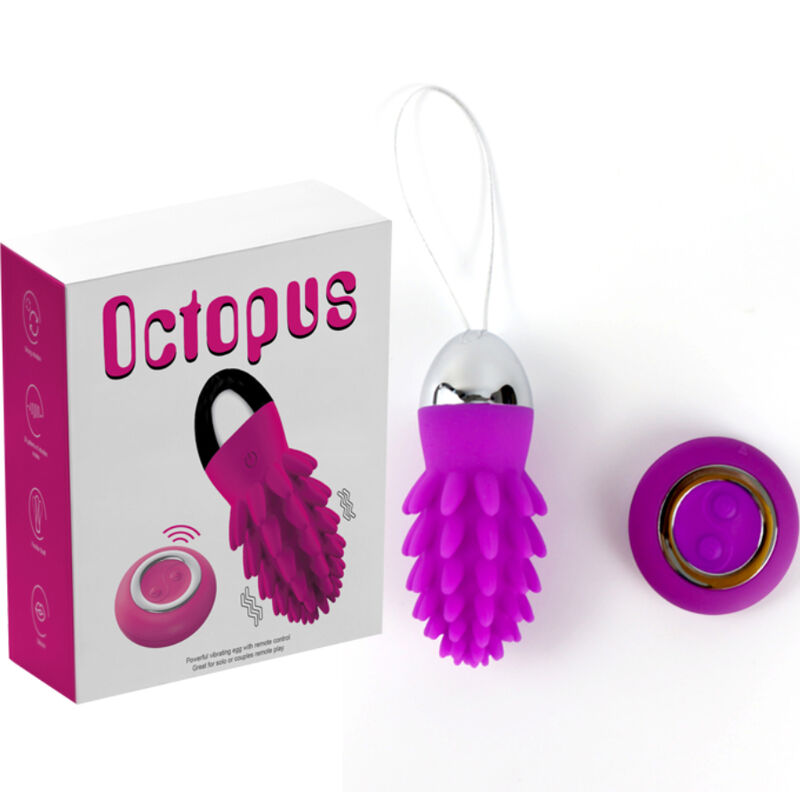 ARMONY - OVO VIBRATÃRIO VIOLETA OCTOPUS CACTUS CONTROLE REMOTO