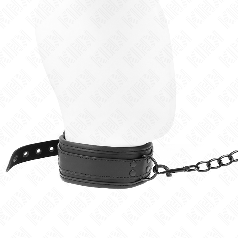 KINK - COLAR DE NEOPRENE BONDAGE MODELO 1 COM CINTO 78 CM AJUSTÃVEL 37,5 X 49,5 CM