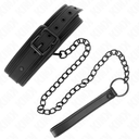 KINK - COLAR DE NEOPRENE BONDAGE MODELO 1 COM CINTO 78 CM AJUSTÃVEL 37,5 X 49,5 CM